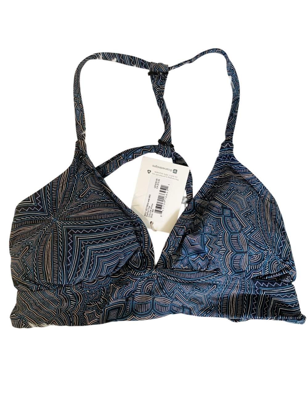 Carve Designs Swim Dahlia Bikini Top in Kima & Black Small